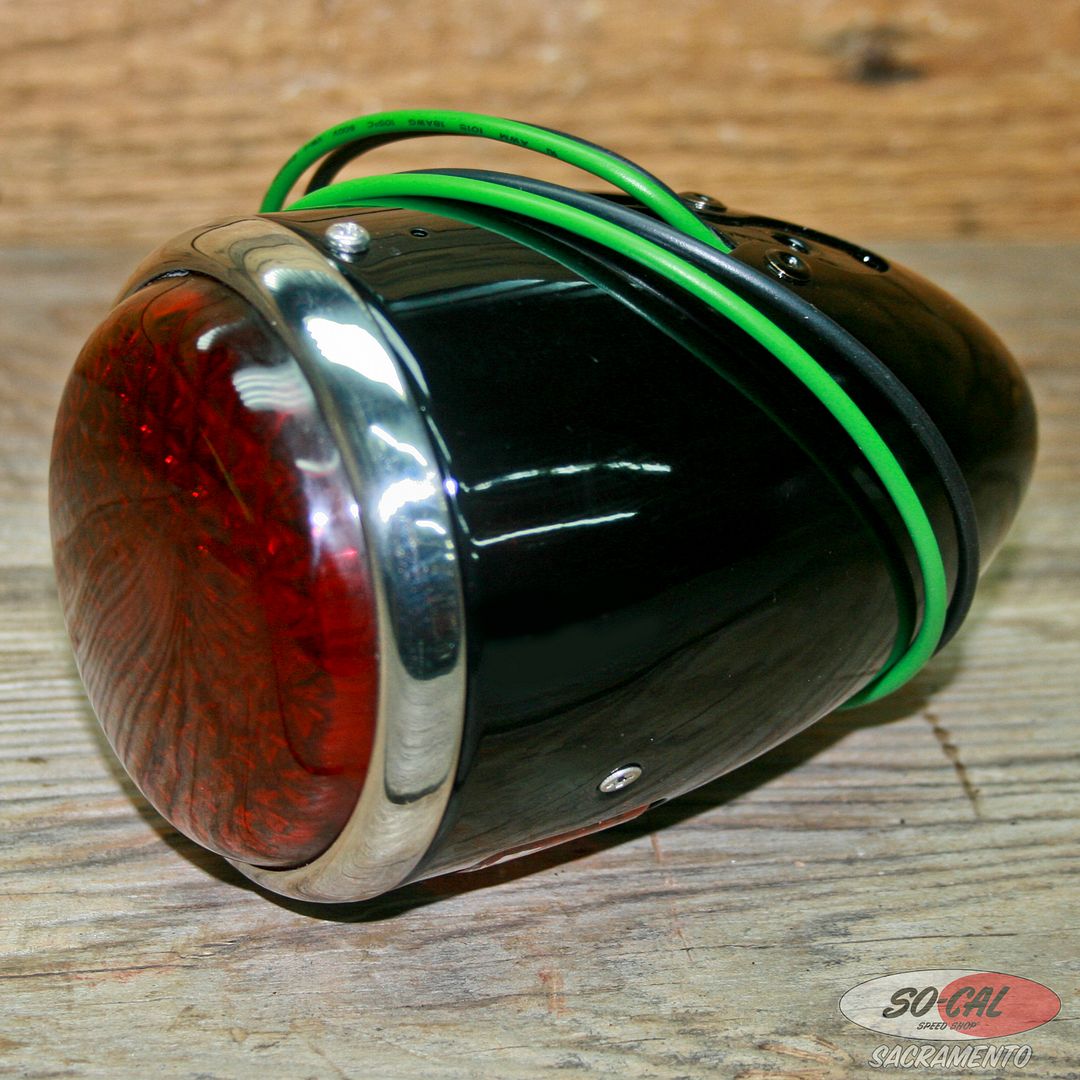 1937 FORD TAIL LIGHT ASSEMBLY LEFT HAND SIDE HOT ROD RAT STREET VTG